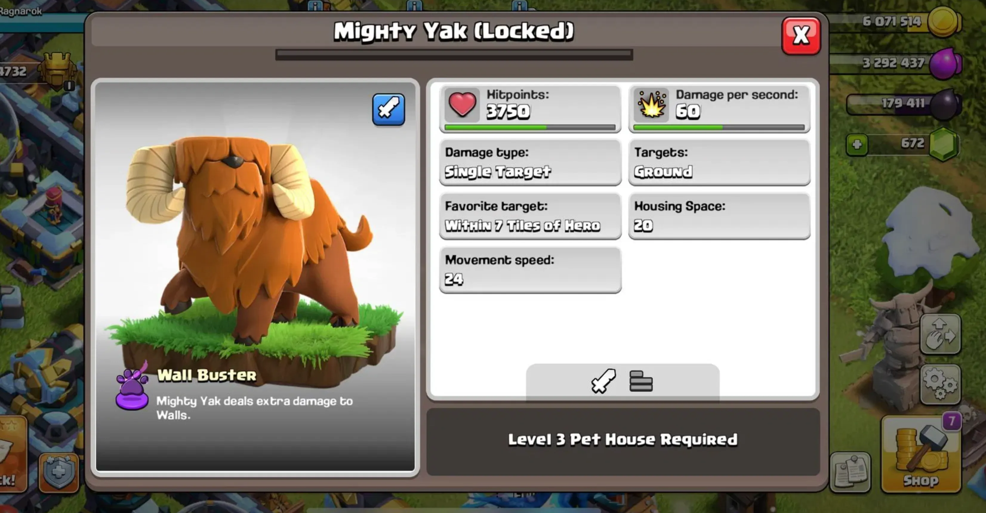 Mighty Yak coc